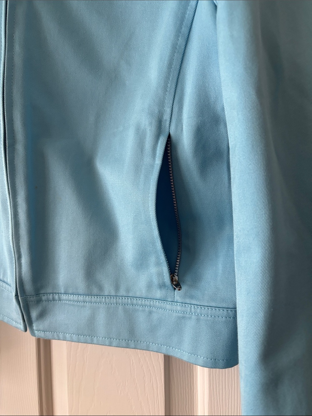 KORS Michael Kors Baby Blue Vintage Mini Skirt and Bomber Jacket - Picture 2 of 12